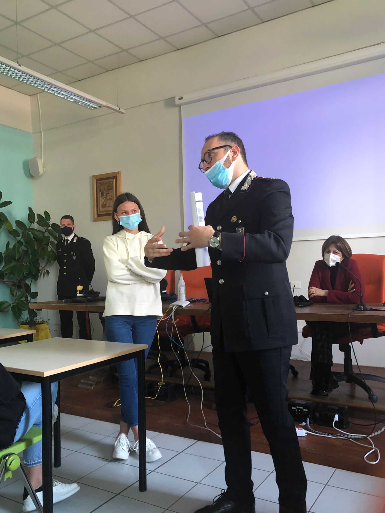 Gli studenti del Liceo Soleri -Bertoni di Saluzzo incontrano l’Arma dei Carabinieri