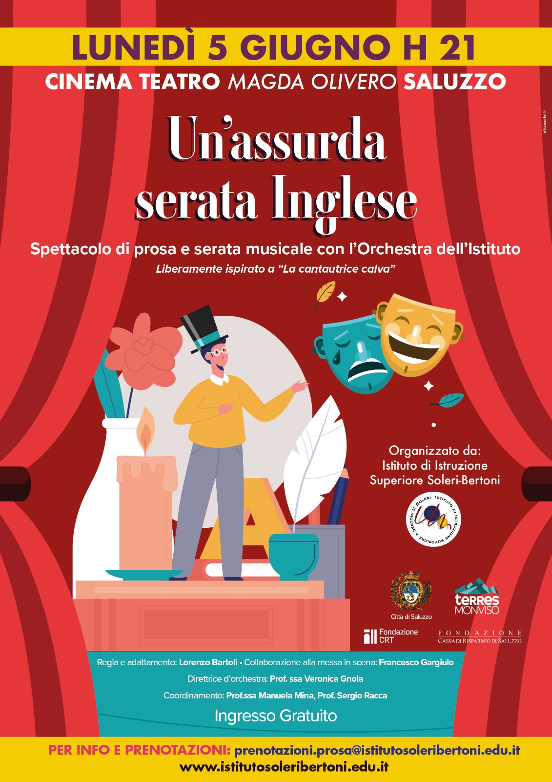 UN’ASSURDA SERATA INGLESE CON IL LICEO SOLERI BERTONI
