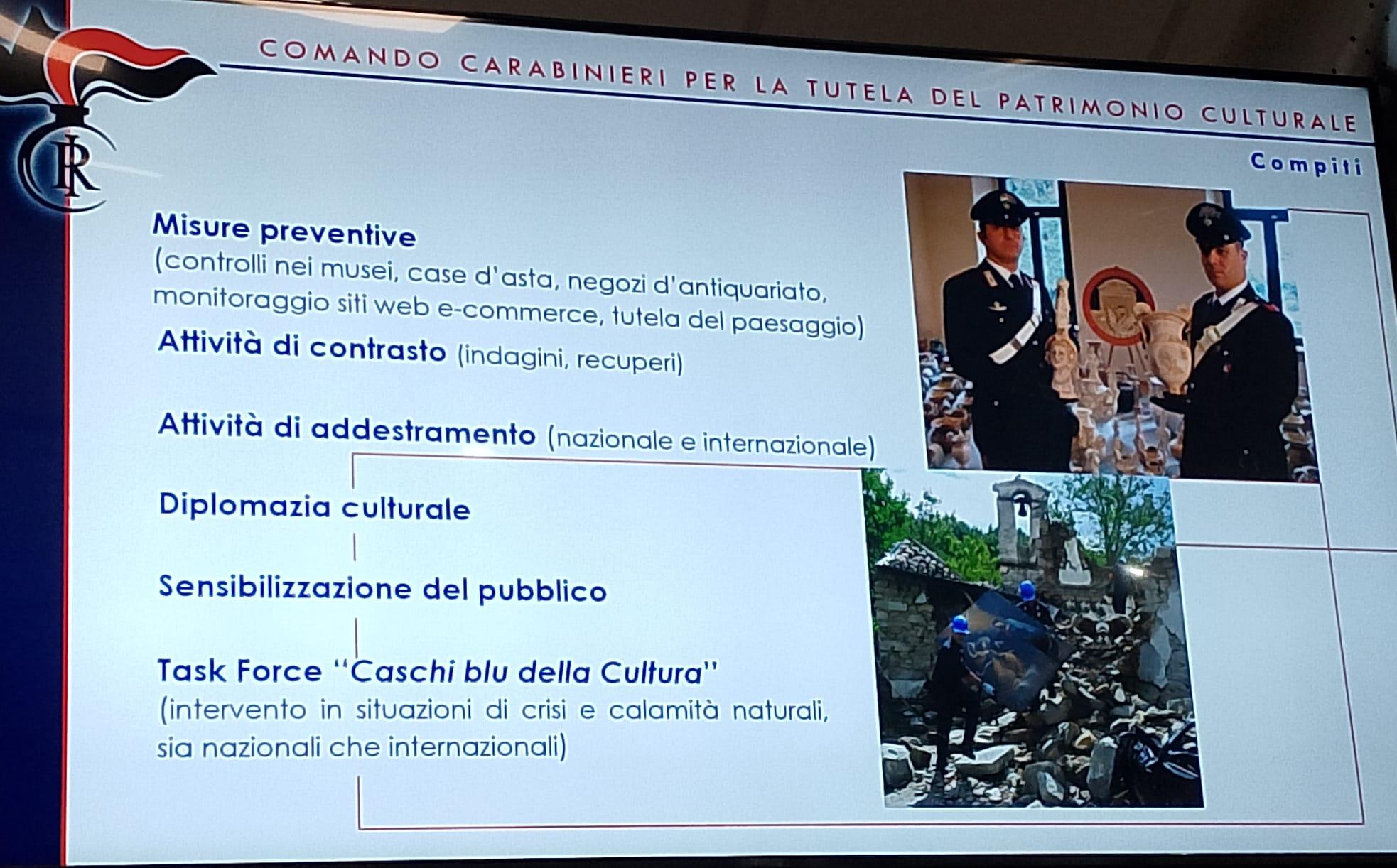 “Arte e Diritto” – Al Soleri-Bertoni incontro degli studenti con i Carabinieri del Nucleo Tutela  Patrimonio Culturale